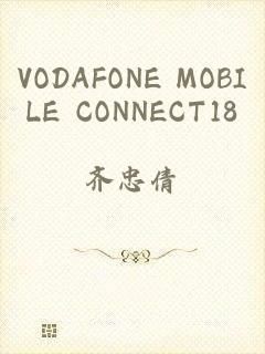 VODAFONE MOBILE CONNECT18